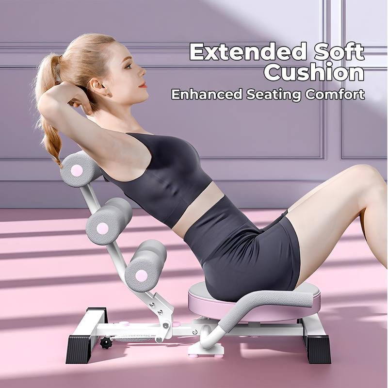 Ab Machine, Ab Workout Equipment, Sit up Machine & Exercise Equipment, Ab Crunch Machine for Stomach Workout, Ab Core Trainer Abdominal Machine for Home Gym Sport Foldable Workout Machine Folding