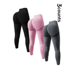 TCVC Women'S Solid High Waist Sports Leggings Tight-Fitting Comfy Breathable Skinny Pants for Yoga Gym Workout Running Ladies Sportswear for All Seasons Athletic Stretchy Material Gym Fitness Leggings Yoga Bottom Gym Tights Clothes