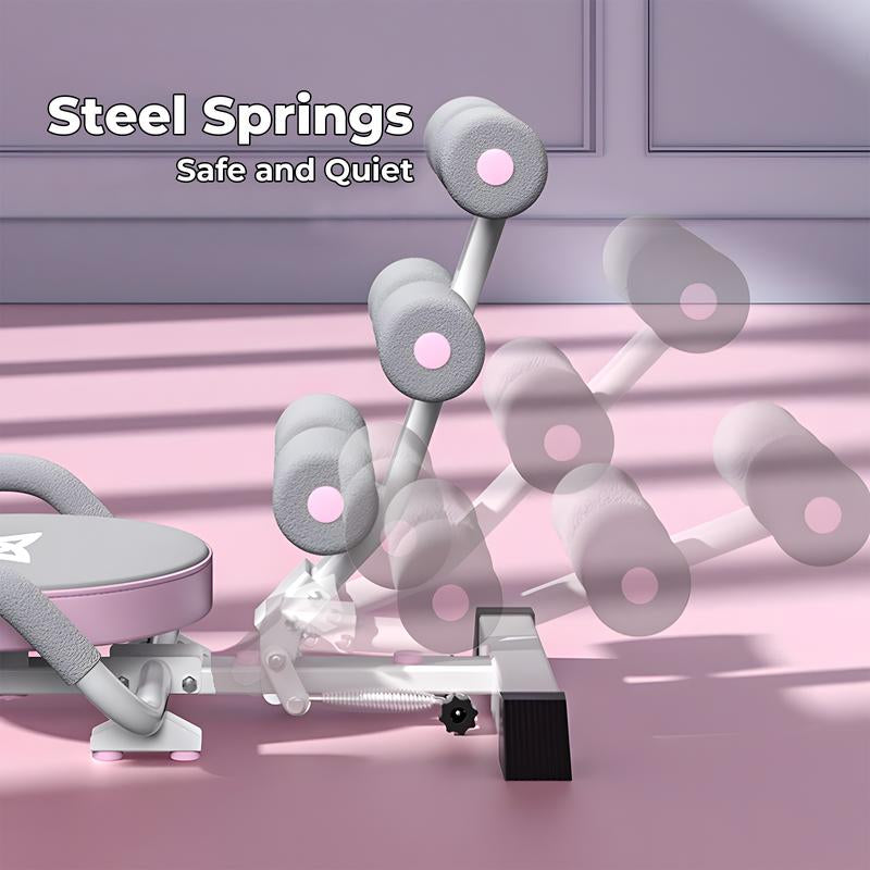 Ab Machine, Ab Workout Equipment, Sit up Machine & Exercise Equipment, Ab Crunch Machine for Stomach Workout, Ab Core Trainer Abdominal Machine for Home Gym Sport Foldable Workout Machine Folding