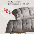 5-Star Hotel Luxury Style Pillows, 19×29 Inch 990G, Ultra-Soft and Fluffy Pillow Core Usable in All Seasons, Deep Sleep Neck Support, Hypoallergenic Polyester Fiber Pillowcase, Suitable for Side Sleeping, Supine Sleeping, Prone Sleeping