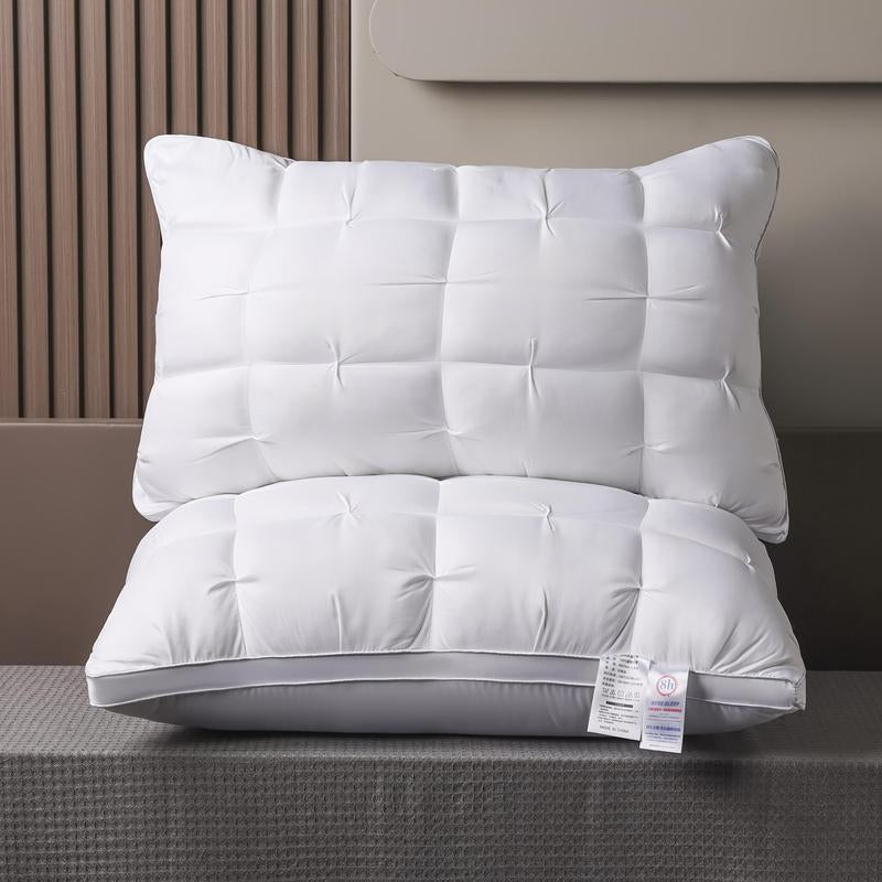 5-Star Hotel Luxury Style Pillows, 19×29 Inch 990G, Ultra-Soft and Fluffy Pillow Core Usable in All Seasons, Deep Sleep Neck Support, Hypoallergenic Polyester Fiber Pillowcase, Suitable for Side Sleeping, Supine Sleeping, Prone Sleeping